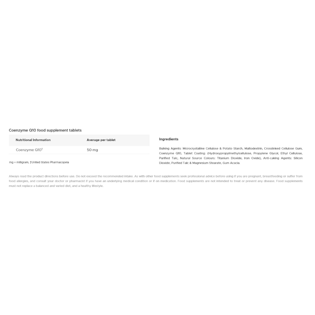 Ultra CoQ10 - Premium Quality - 60 Tablets - Certified from Vitabiotics UK