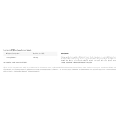 Ultra CoQ10 - Premium Quality - 60 Tablets - Certified from Vitabiotics UK