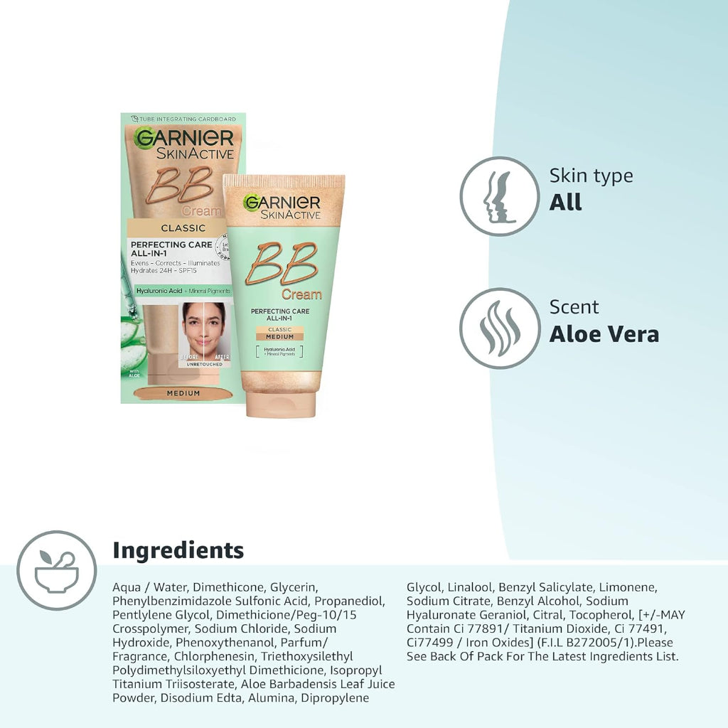 Garnier SkinActive Classic Perfecting All-in-1 BB Cream - Certified from Garnier