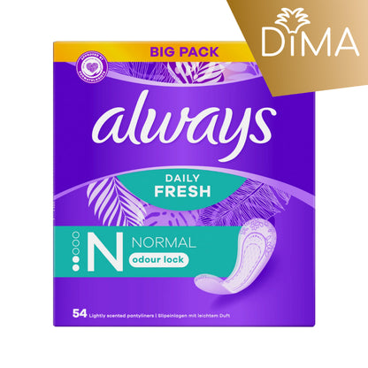 Always Daily Fresh - Panty Liners - Odour Lock - Certified from Always