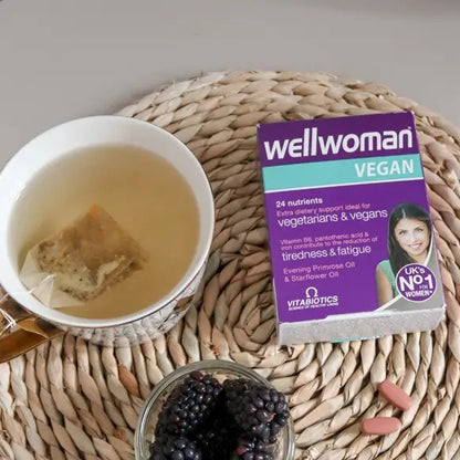 Wellwoman Vegan (60 tablets) - Ideal for vegetarians & vegans - from Vitabiotics UK