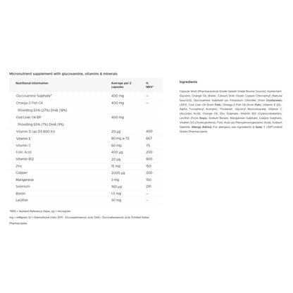 Jointace Omega-3 (30 tablets) - Glucosamine Omega-3 - from Vitabiotics UK