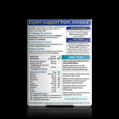 Jointace Omega-3 (30 tablets) - Glucosamine Omega-3 - from Vitabiotics UK