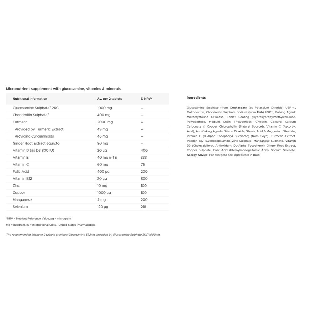 Jointace Original (30 tablets) - Glucosamine turmeric chondroitin - from Vitabiotics UK