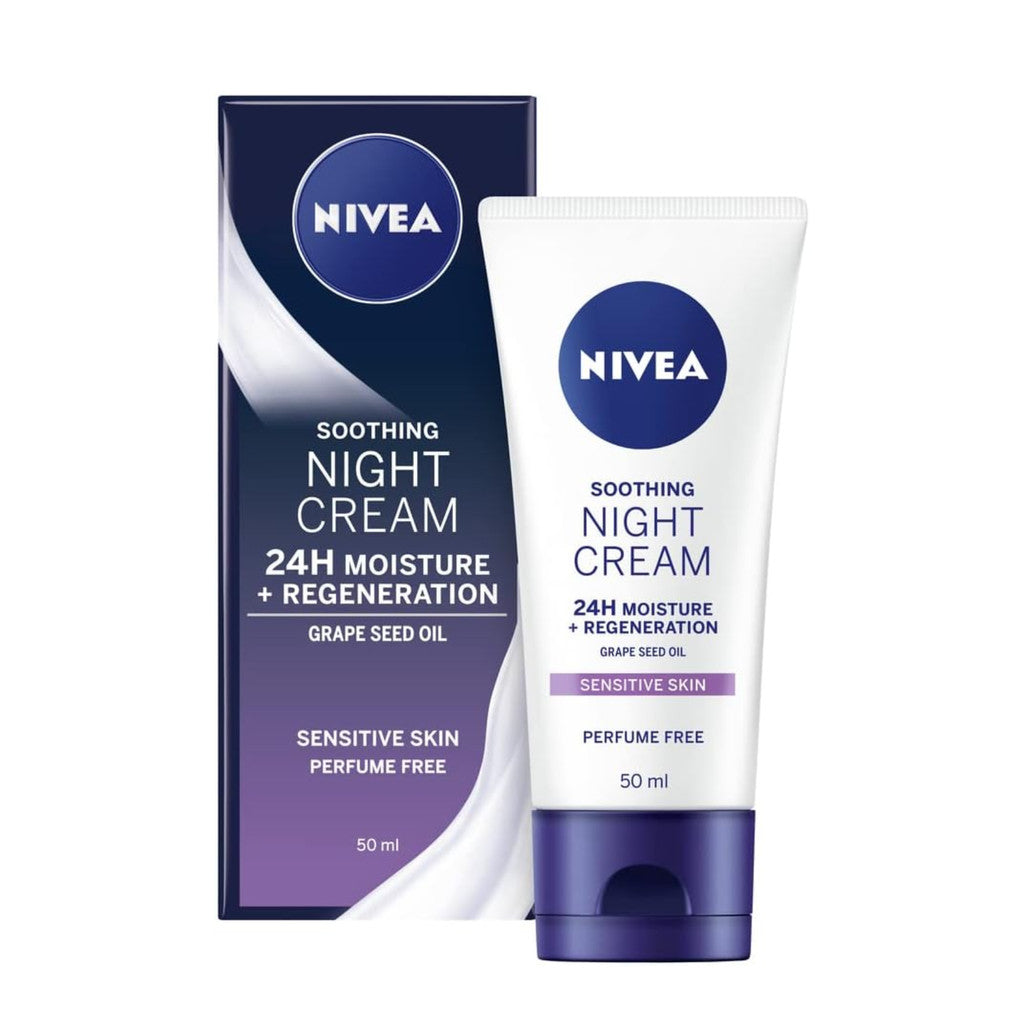 Soothing Night Cream 24H Moisture - Regeneration - Sensitive Skin - Certified from Nivea