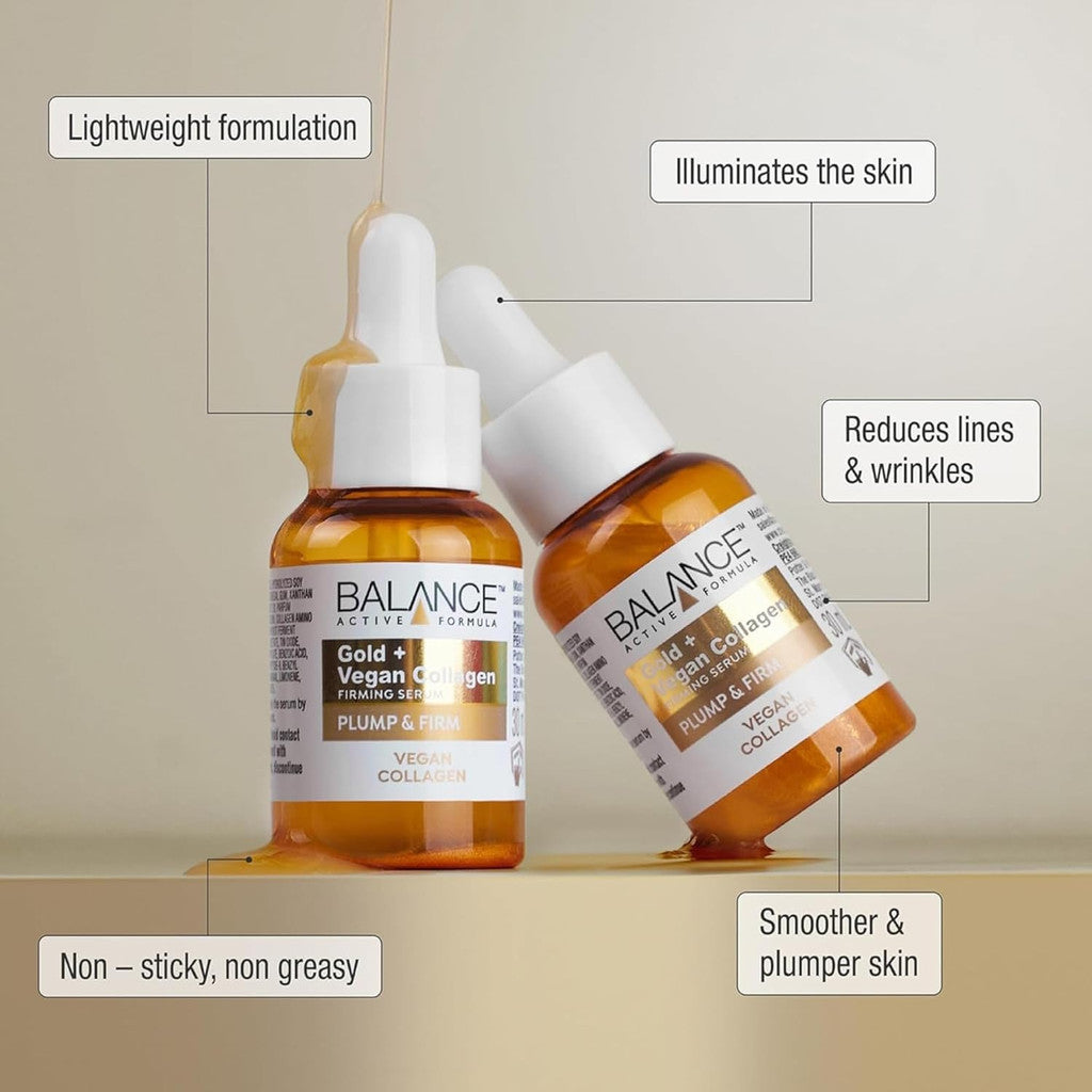 Balance Gold Collagen Rejuvenating Serum  - Plump and Firm - Certified from Balance