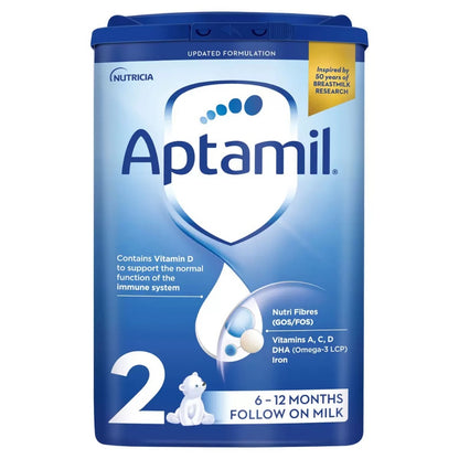 Aptamil 2 Powder 700G - 6-12 months Follow On Milk - Certified from Nutricia Uk