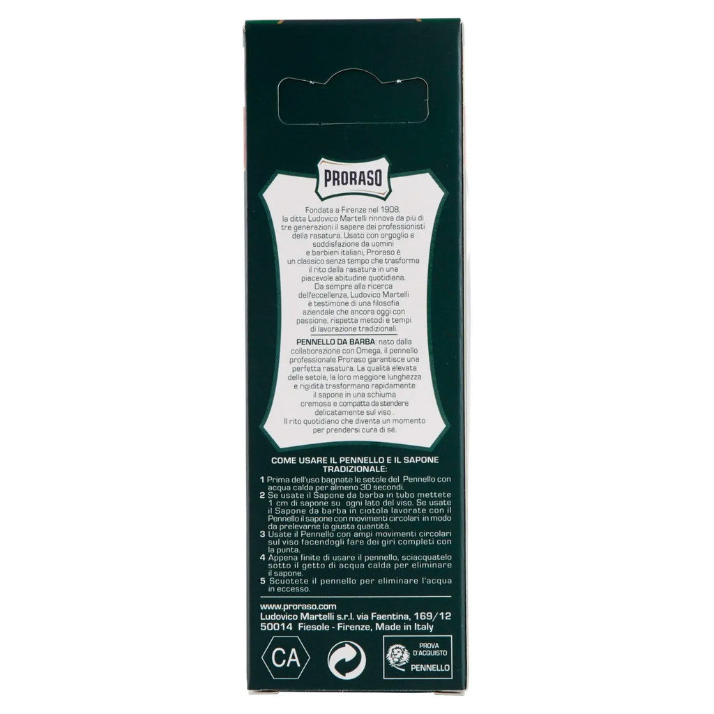 Pennello da Barba Professionale - Professional Shaving Brush - Certified from Proraso