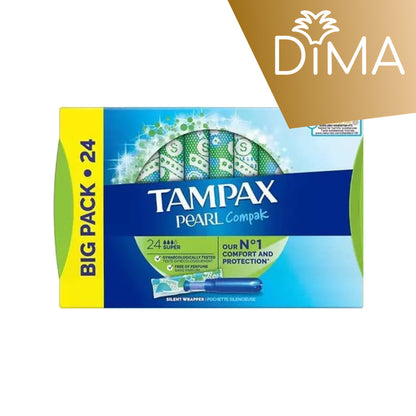 Tampax Pearl Compak Super - Big Pack 24 - from Tampax