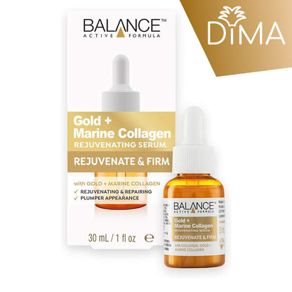 Gold + Marine Collagen Rejuvenating Serum - Rejuvenating & Firm - Certified from Uk