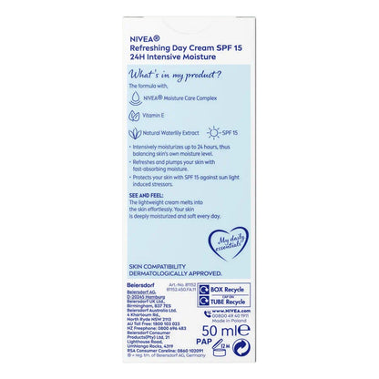 Nivea Refreshing Day Cream - 50ml - Certified from Nivea Uk
