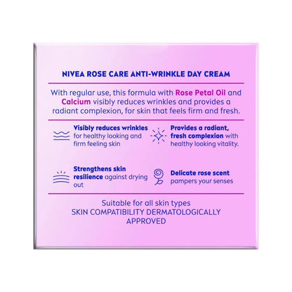 Nivea Rose Care Anti-wrinkle Day Cream - Certified from Nivea