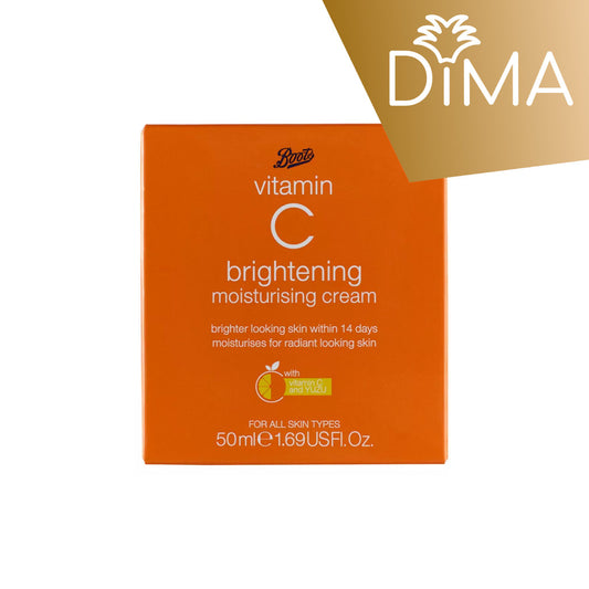Vitamin C Brightening Moisturising Cream - 50ml - Certified from Boots UK