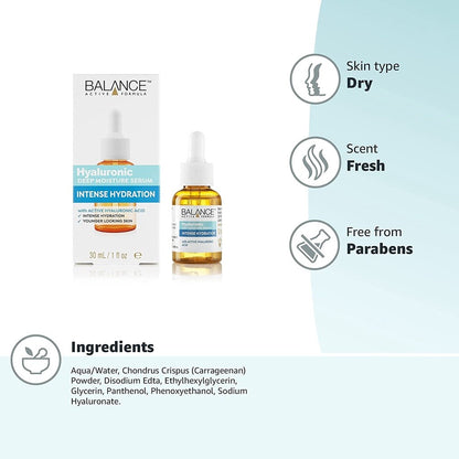 Hyaluronic Deep Moist Serum - Intensive Hydration - Certified from BalanceActiveFormula Uk