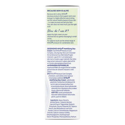 Nivea Mattifying Day Cream - 50ml - Certified from Nivea Uk