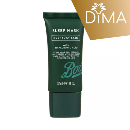 Boots Men Everyday Skin Sleep Mask Hyaluronic Acid Overnight - 30ml - Certified from Boots UK