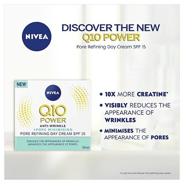 Nivea Q10 Power - Anti-Wrinkle plus pore minimising - Certified from Nivea