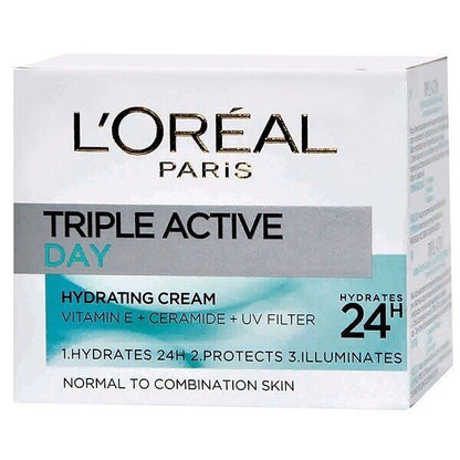 L'Oreal Paris Triple Active - Day 24H Hydrating Moisturiser - Certified from L'Oreal