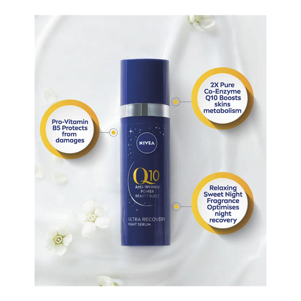 Q10 Anti-Wrinkle Power Ultra Recovery - Night Serum - Certified from Nivea