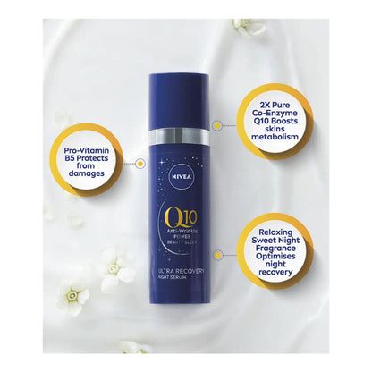 Q10 Anti-Wrinkle Power Ultra Recovery - Night Serum - Certified from Nivea