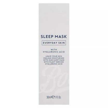 Boots Men Everyday Skin Sleep Mask Hyaluronic Acid Overnight - 30ml - Certified from Boots UK