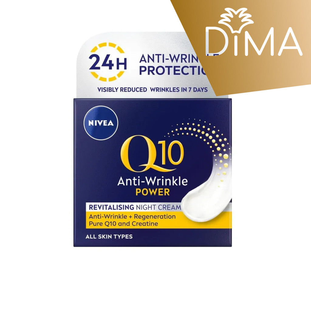 Nivea Q10 Power - Anti-Wrinkle plus Firming, Revitalising night cream - Certified from Nivea