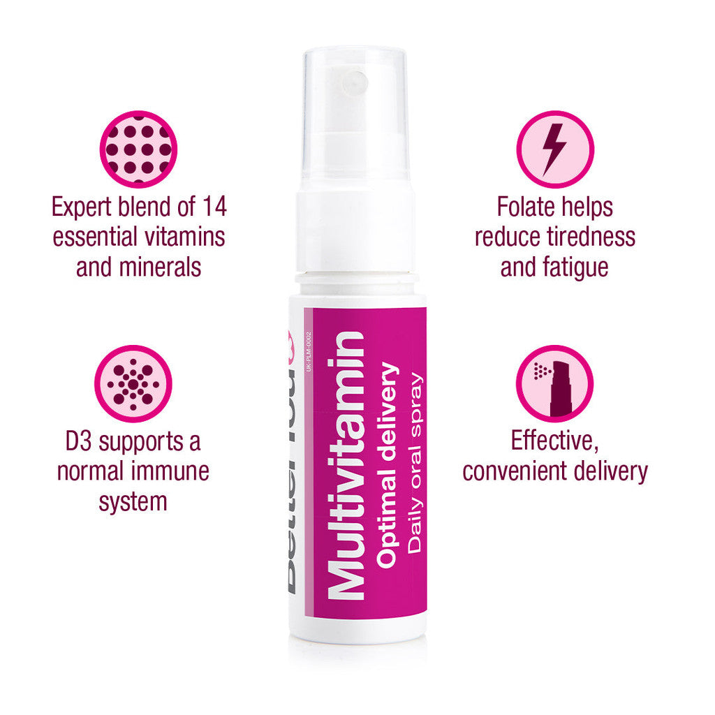 Multivitamin Oral Spray - Optimal Delivery - Certified from BetterYou