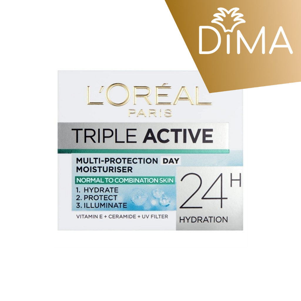 L'Oreal Paris Triple Active - Day 24H Hydrating Moisturiser - Certified from L'Oreal