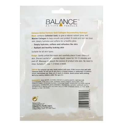 Gold Marine Collagen Rejuvenating Hydrogel mask - Rejuvenate & Firm - Certified from Uk