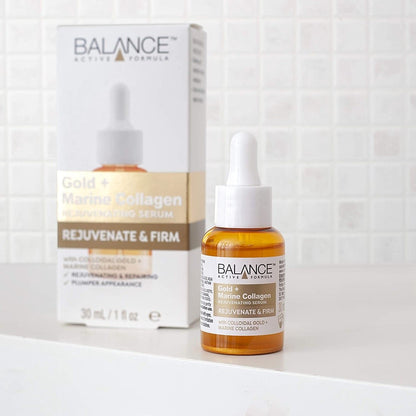 Gold + Marine Collagen Rejuvenating Serum - Rejuvenating & Firm - Certified from Uk