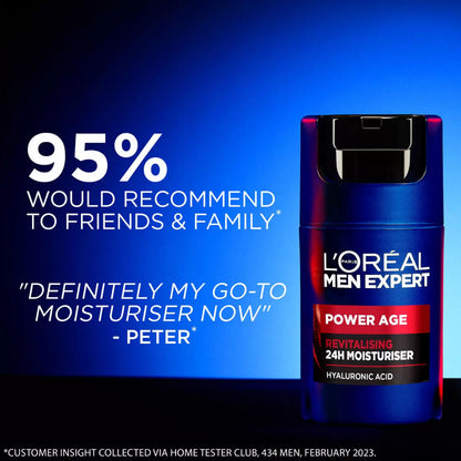 L'Oreal  Men Expert Power Age - Hyaluronic Acid Revitalising - Certified from L'oreal