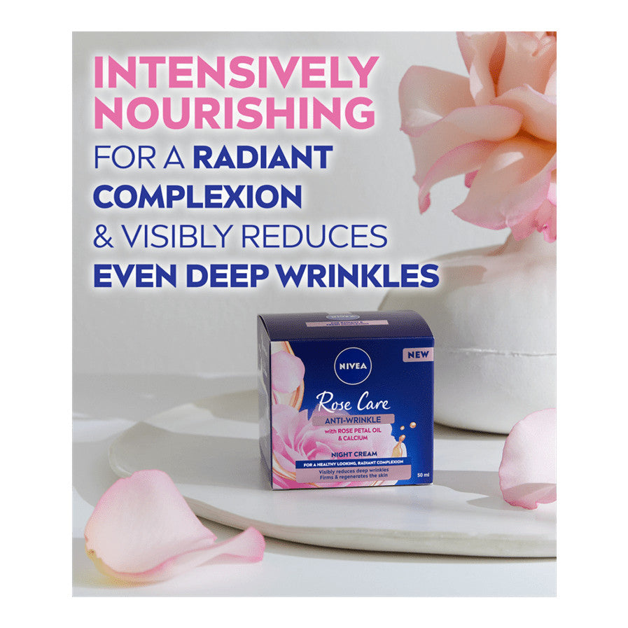 Nivea Rose Care Anti-wrinkle Night Cream - Certified from Nivea