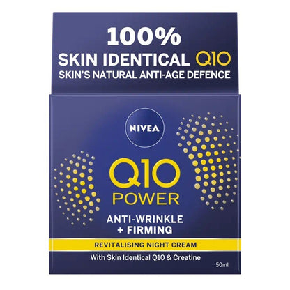 Nivea Q10 Power - Anti-Wrinkle plus Firming, Revitalising night cream - Certified from Nivea
