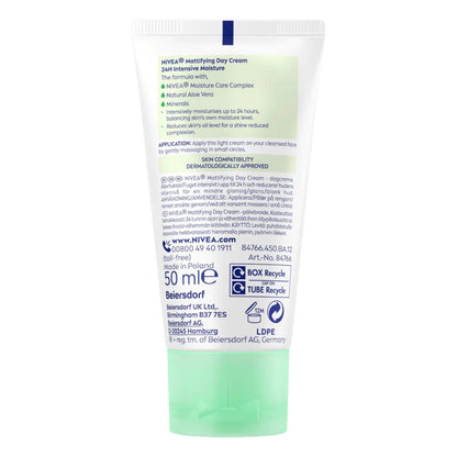 Nivea Mattifying Day Cream - 50ml - Certified from Nivea Uk