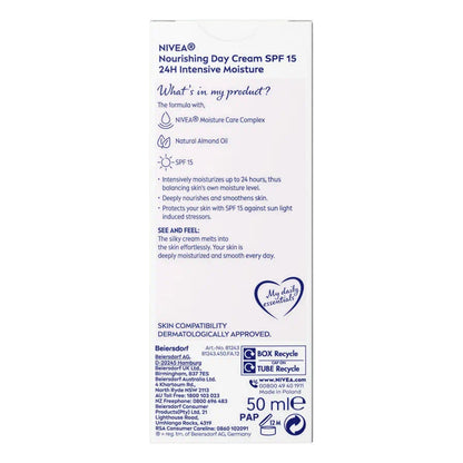 Nivea Nourishing Day Cream - 50ml - Certified from Nivea Uk