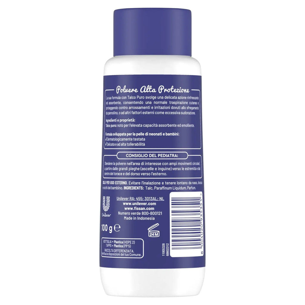 Polvere Talco Baby Alta Protezione - Baby Talcum Powder High Protection - Certified from Fissan