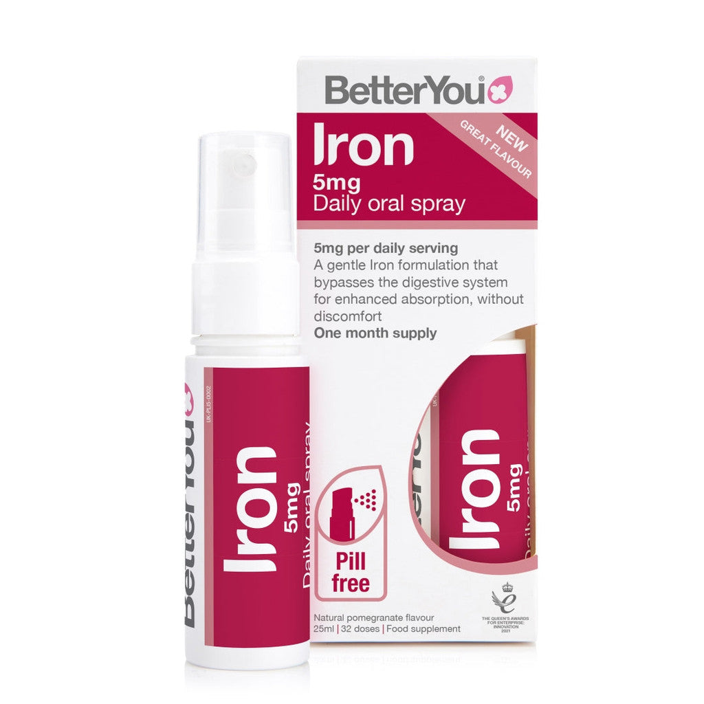 Iron 5 Oral Spray - 5mg - Certified from BetterYou