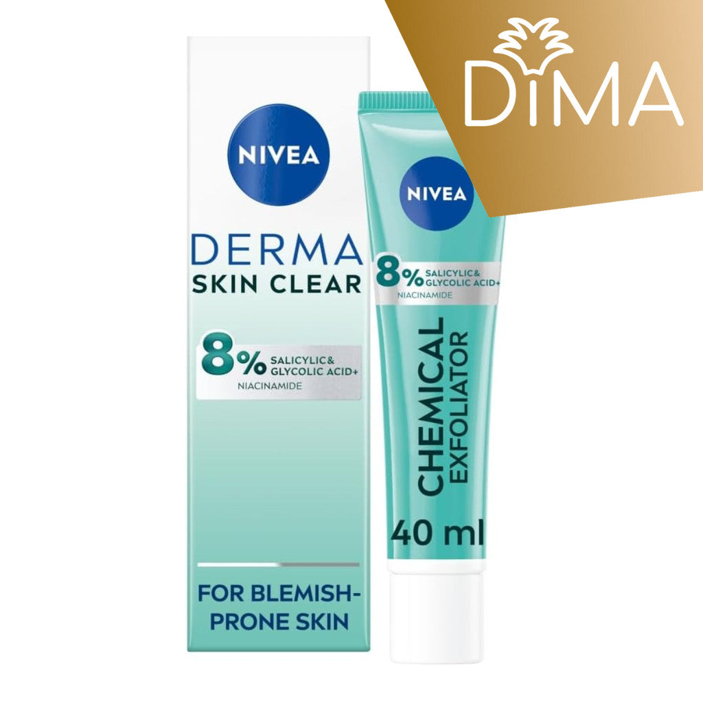 Derma Skin Clear Chemical Exfoliator with Salicylic Acid - 40ml - Certified from Nivea