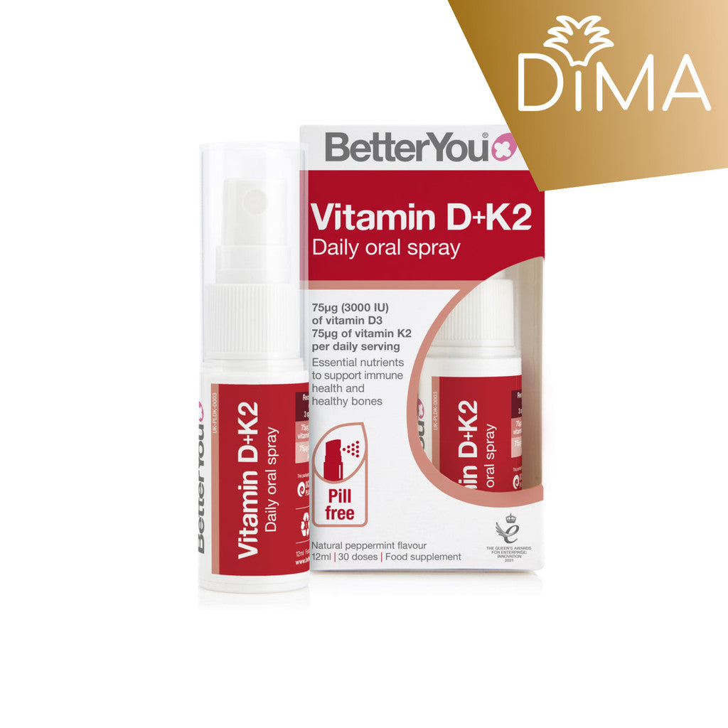 Vitamin D3 + K2 Oral Spray - Certified from BetterYou