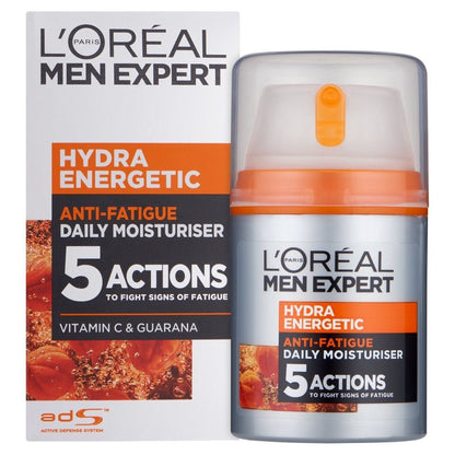 L'Oreal Men Expert Hydra Energetic - Anti-Fatigue Daily Moisturiser - Certified from L'oreal