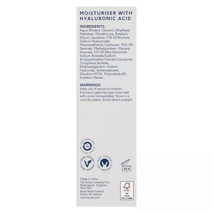 Boots Men Everyday Skin Hyaluronic Acid Moisturiser - 50ml - Certified from Boots UK