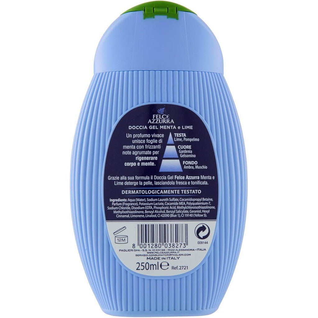 Felce Azzurra Classico Doccia Gel 250ml - Classic Shower Gel - Certified from Felce Azzurra
