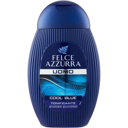 Felce Azzurra Shower Gel & Shampoo - Cool Blue -  250ml - Certified from Felce Azzurra