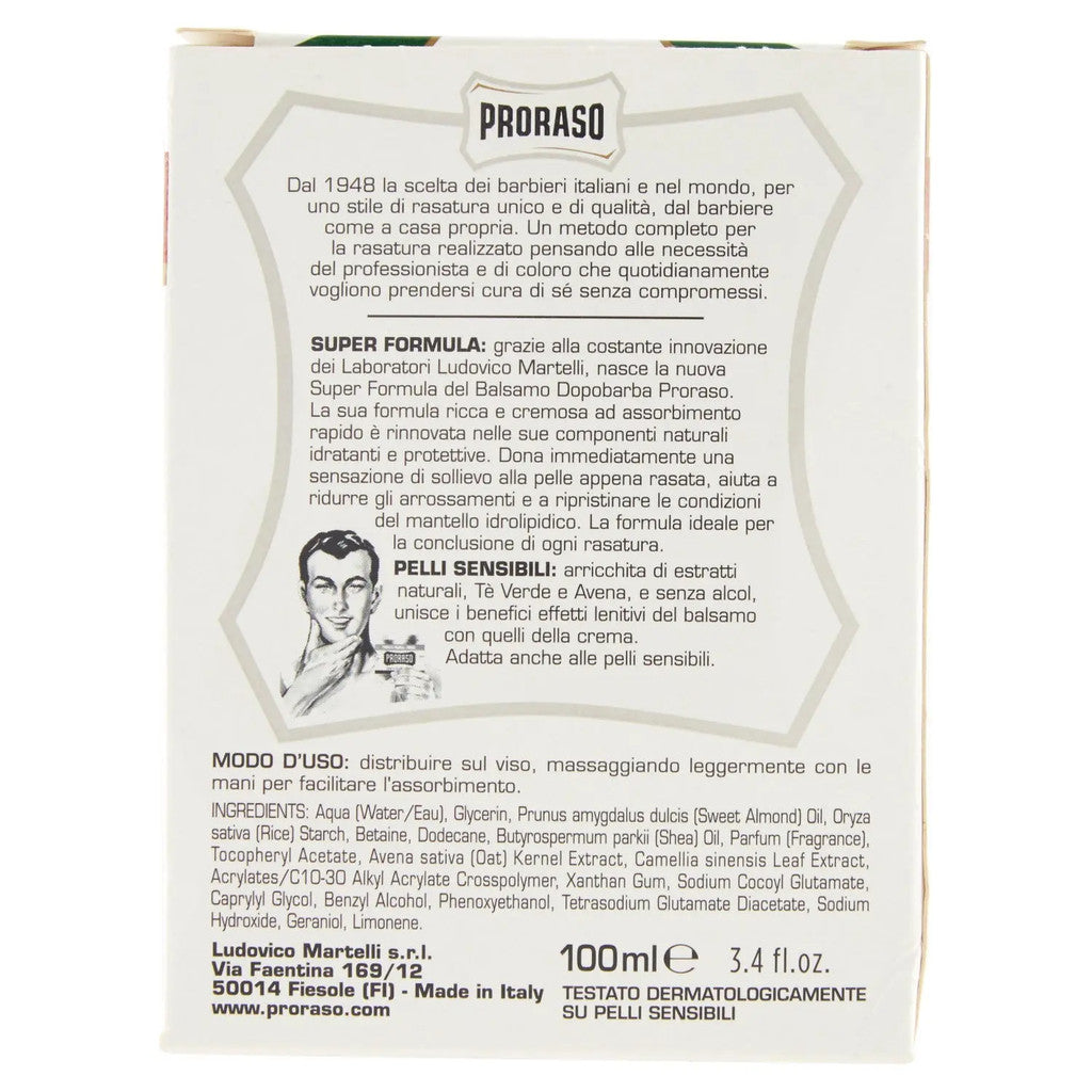 Balsamo Dopobarba - Aftershave Balm - 100ml - Certified from Proraso